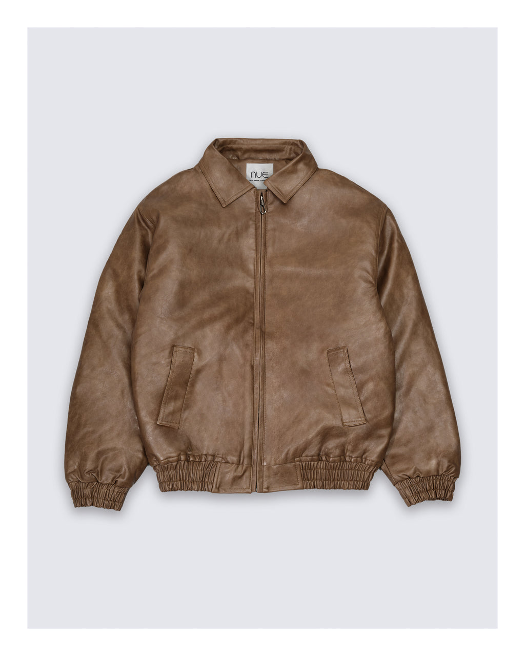 Classic  Leather Jacket Light Brown
