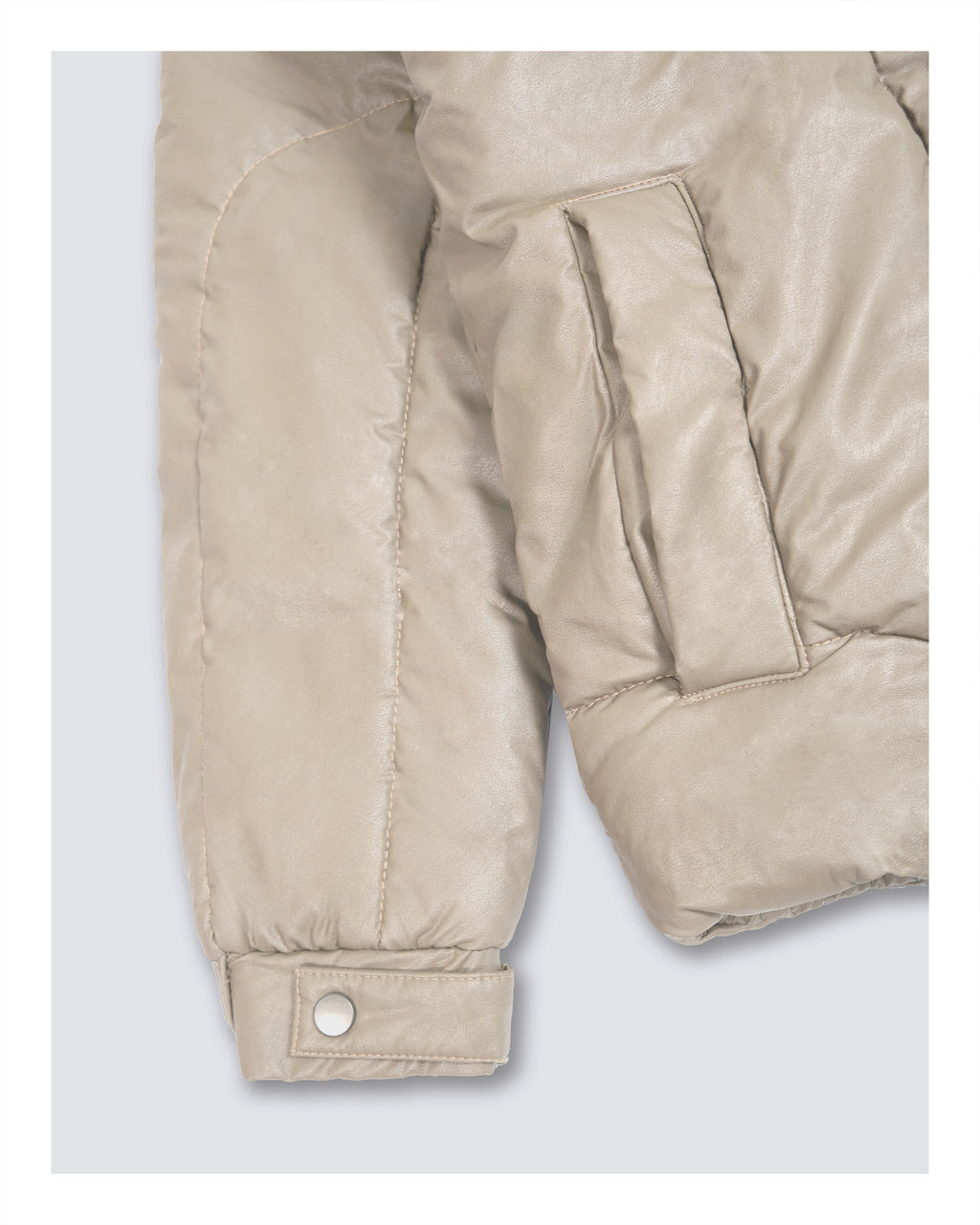 Puffer Jacket Beige