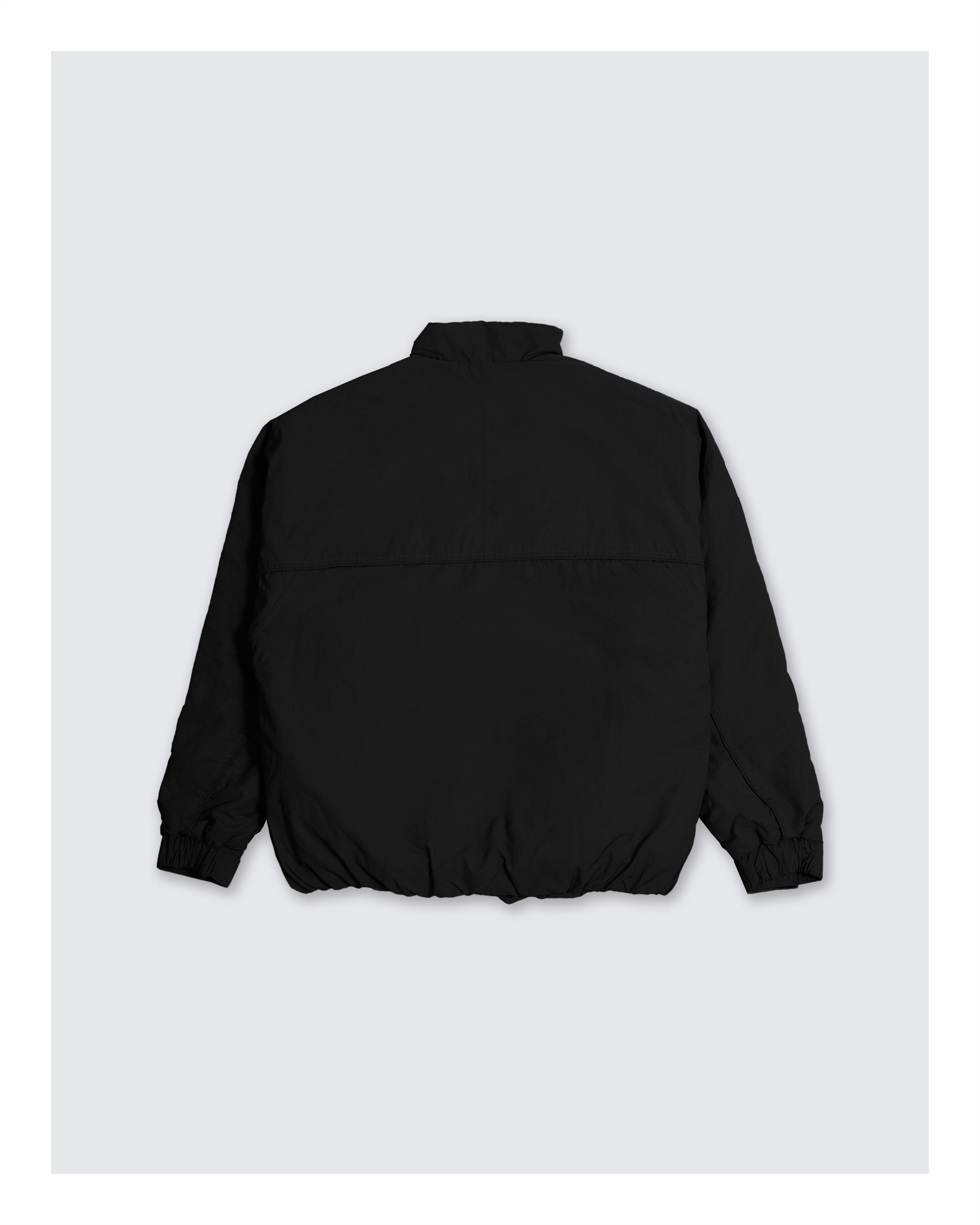 Boxy Fit Waterproof Jacket Black