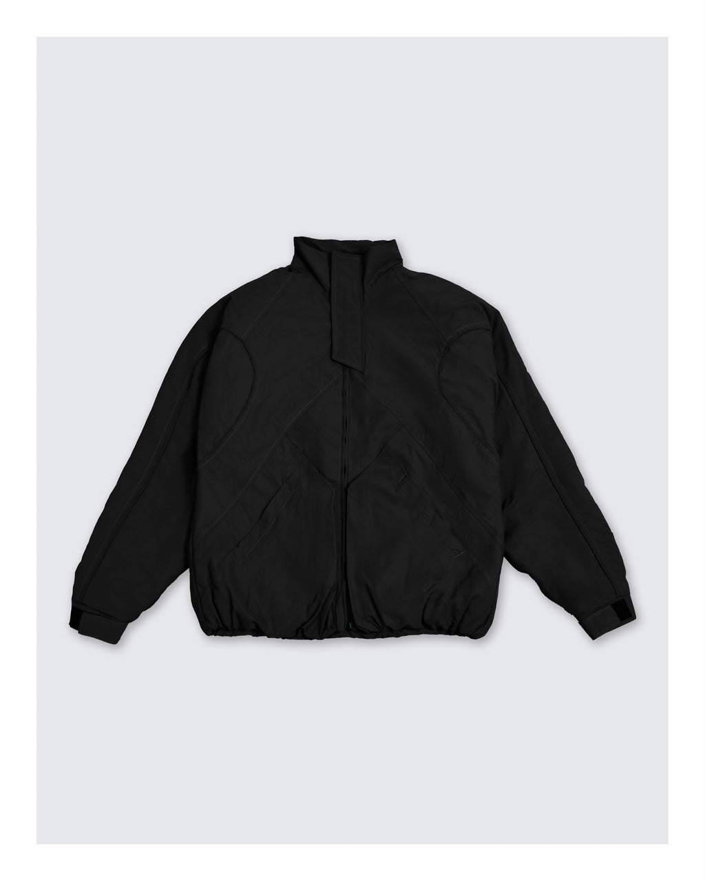 Boxy Fit Waterproof Jacket Black