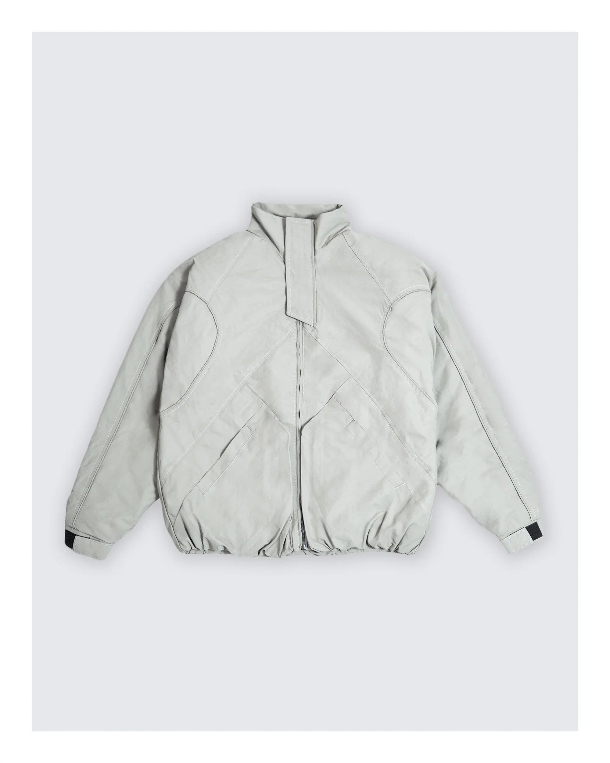 Boxy Fit Waterproof Jacket Off-white – NUE