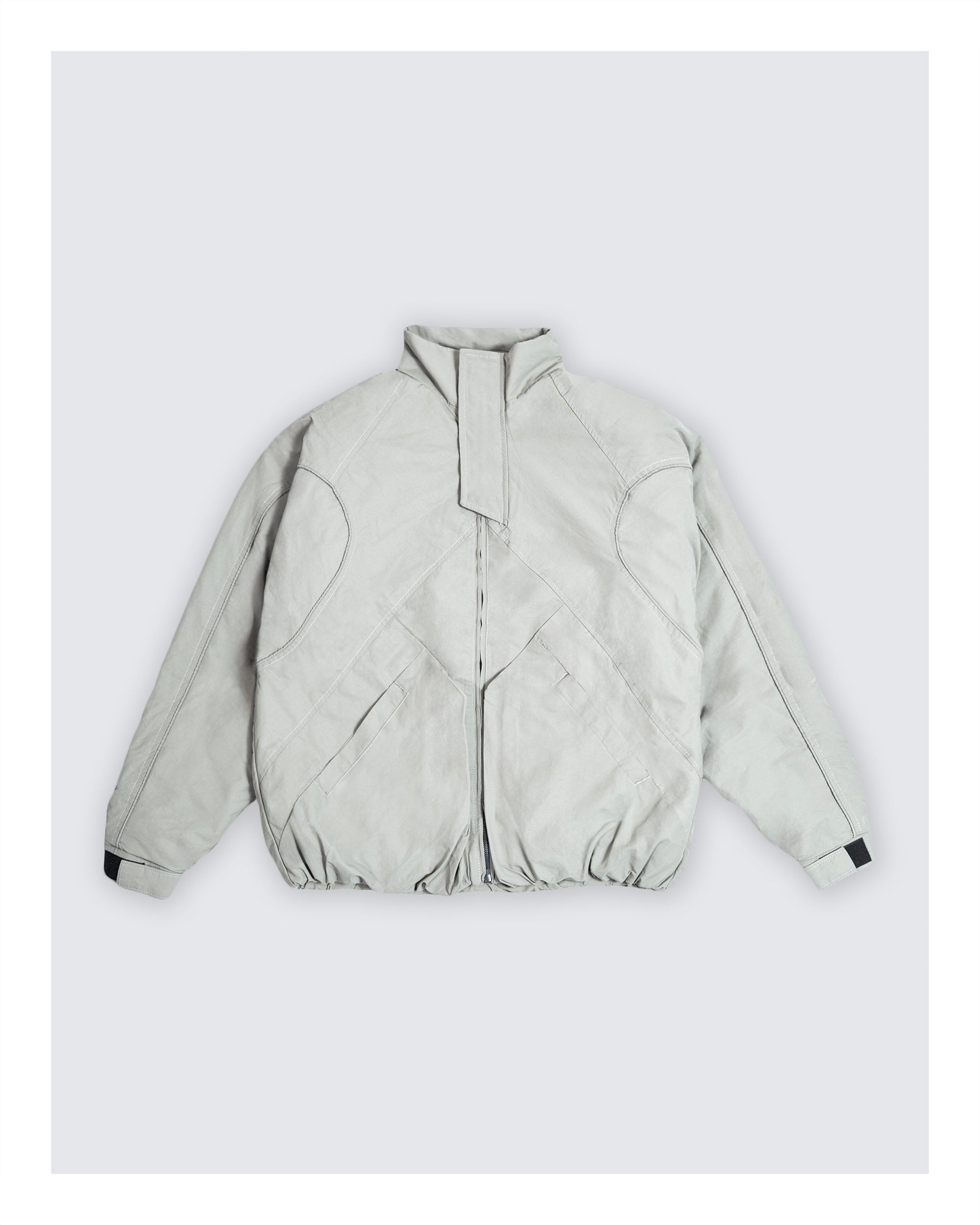 Boxy Fit Waterproof Jacket Off-white
