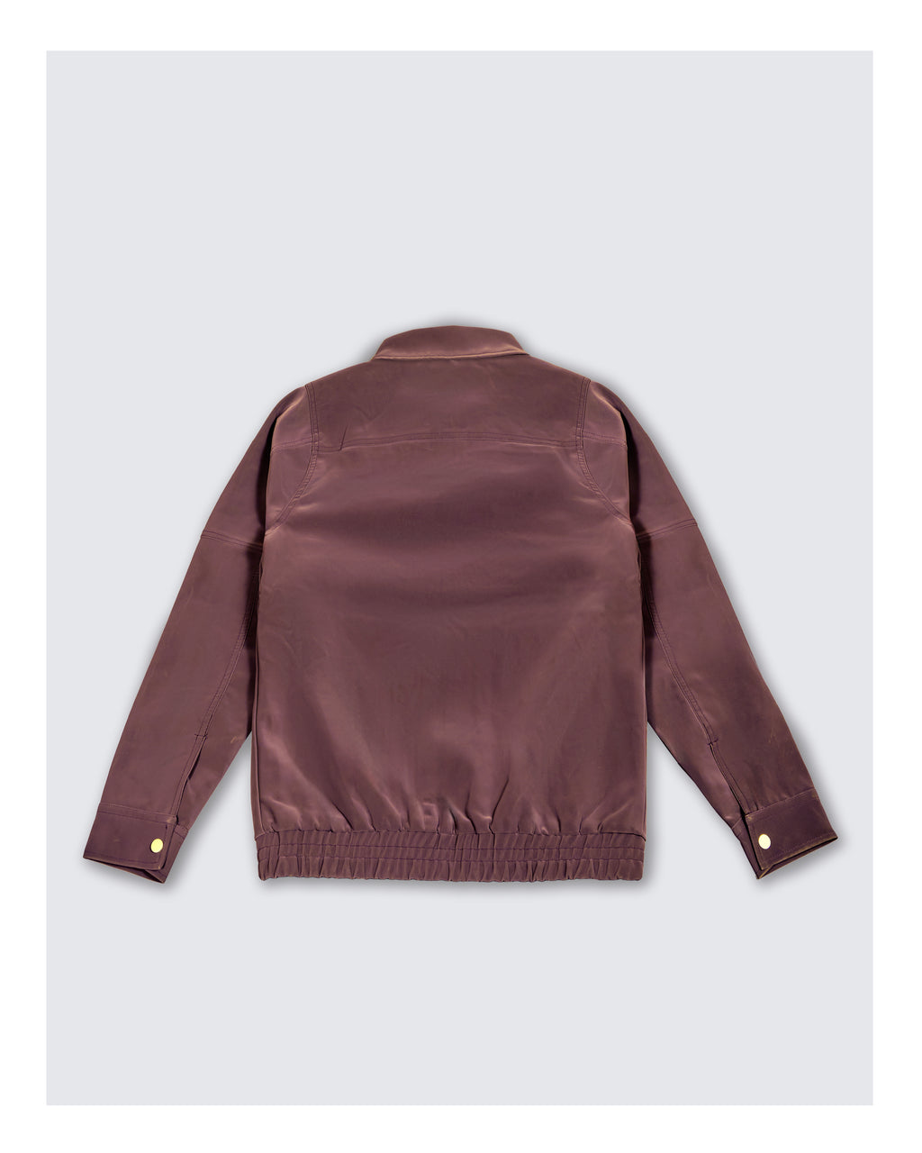 Elegant Leather Jacket - Taupe