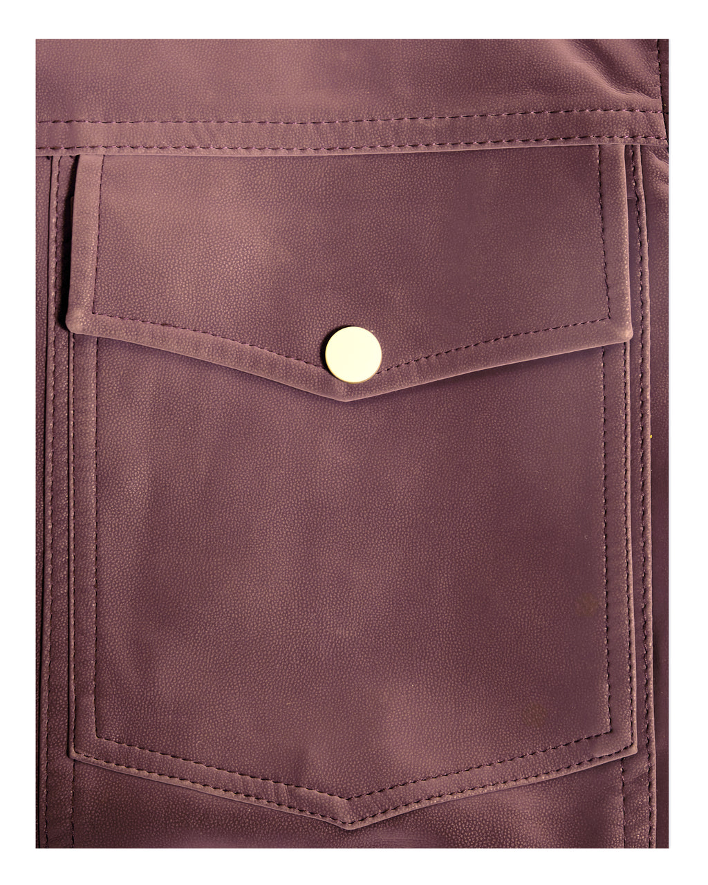 Elegant Leather Jacket - Taupe