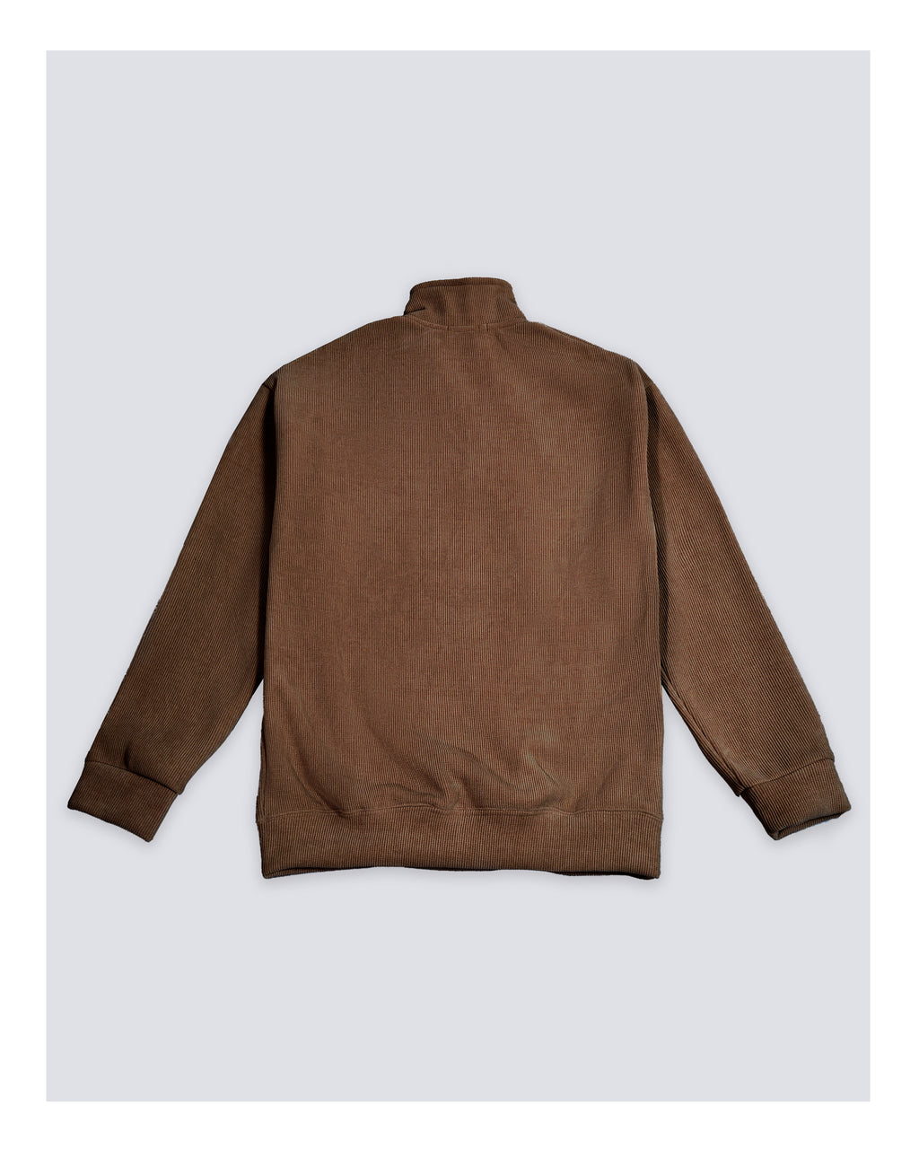 Velvet Sweatshirt Dark Brown