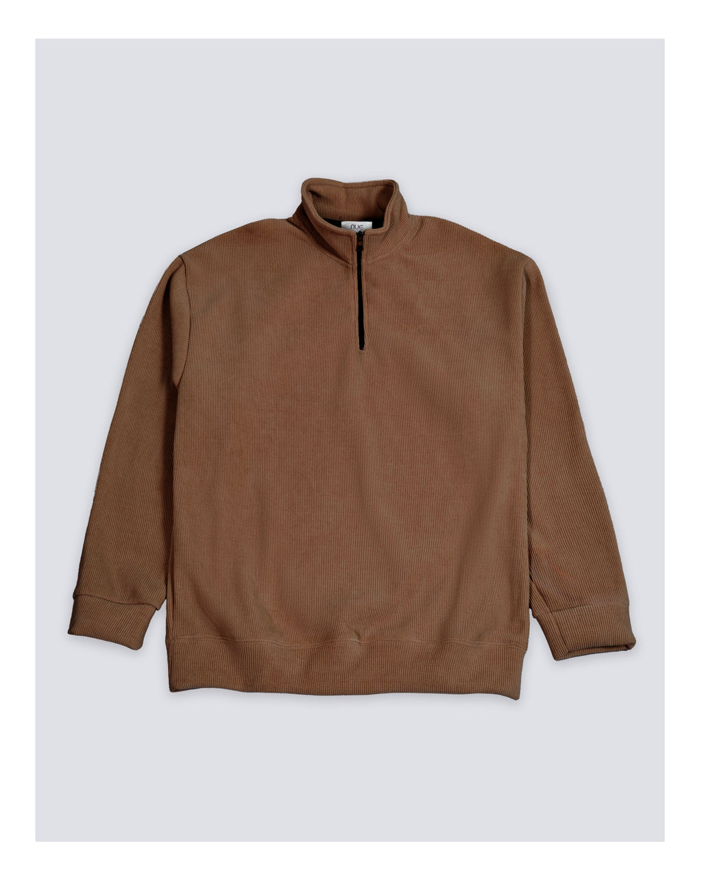 Velvet Sweatshirt Dark Brown