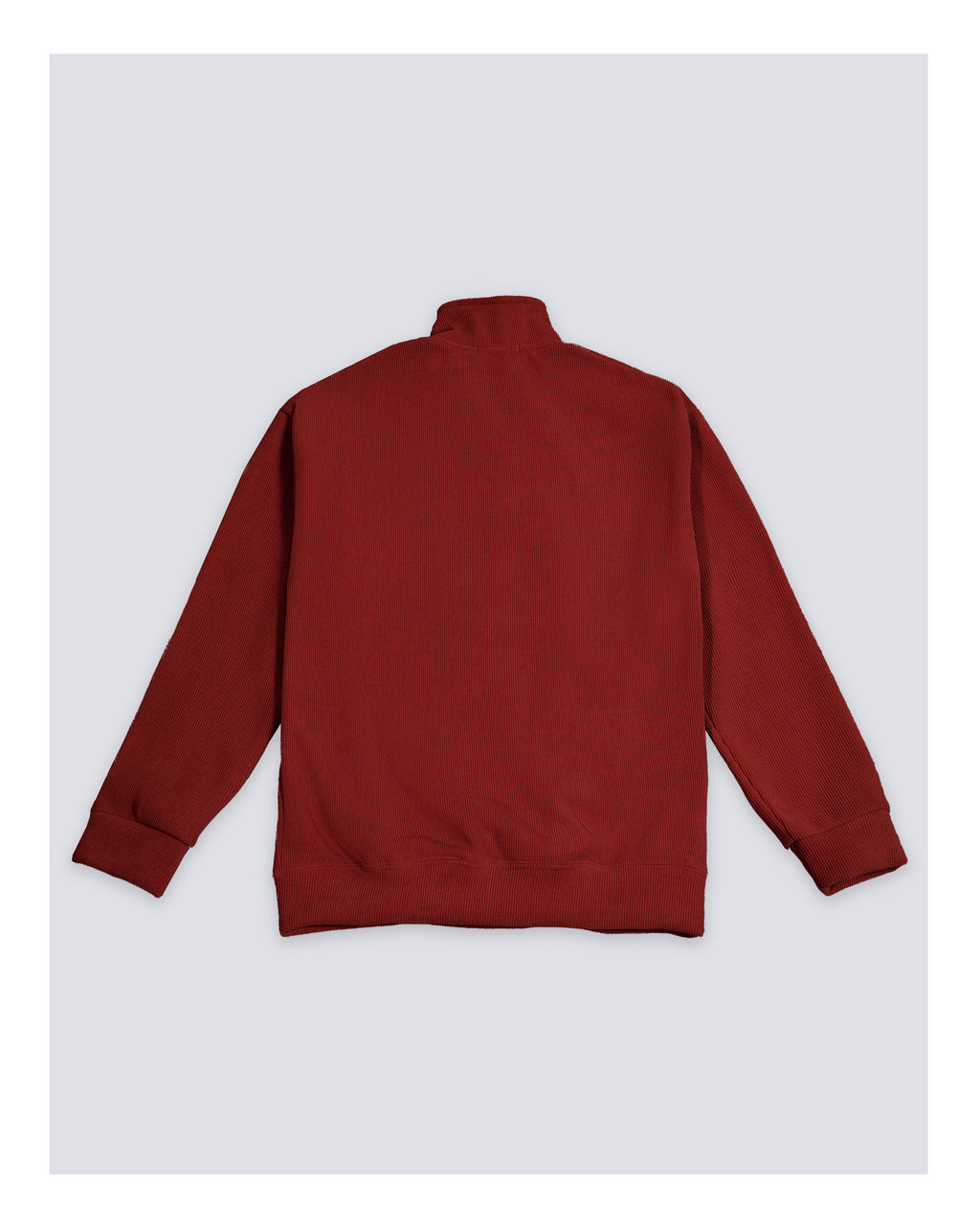 Velvet Sweatshirt Burgundy