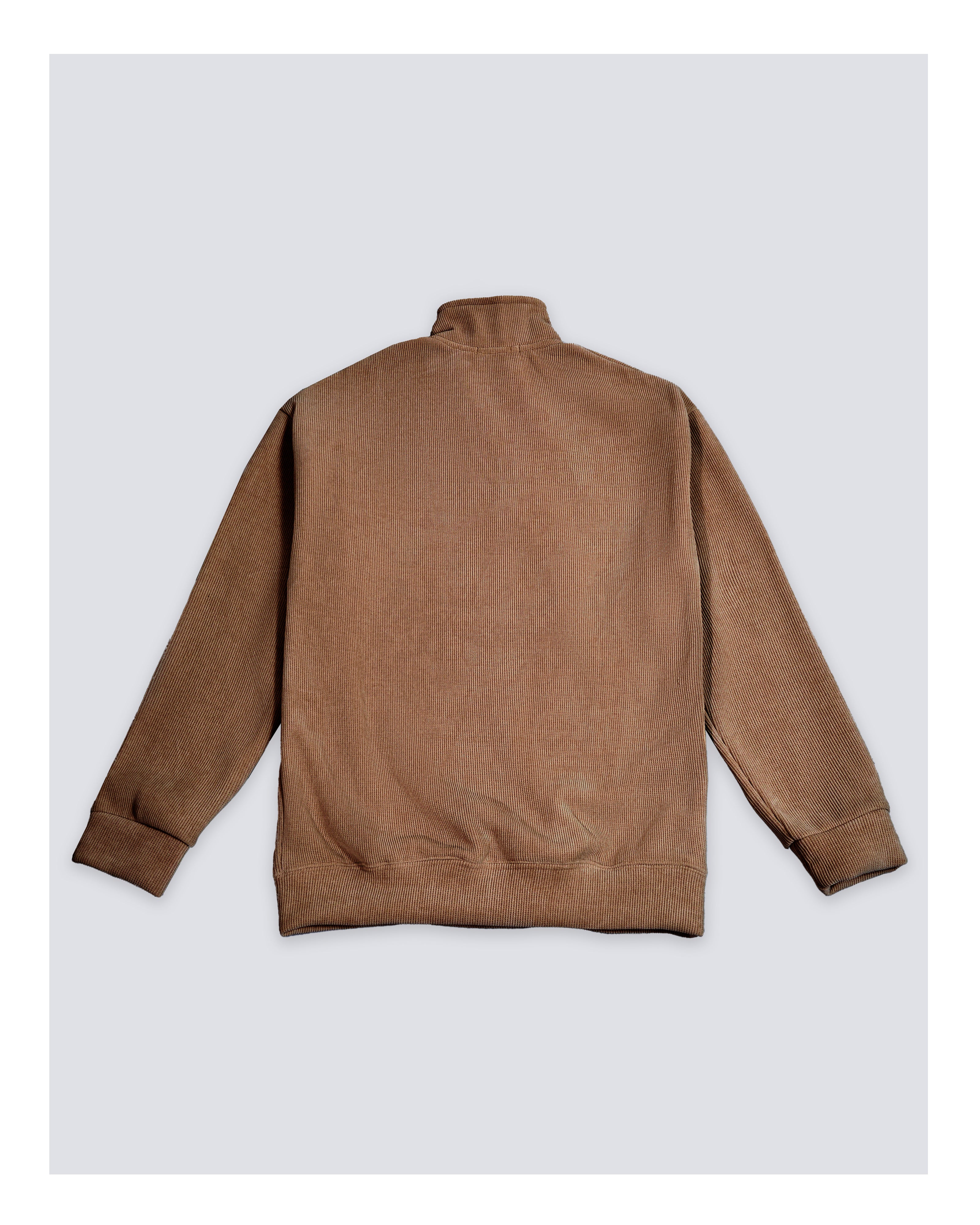 Velvet Sweatshirt Brown