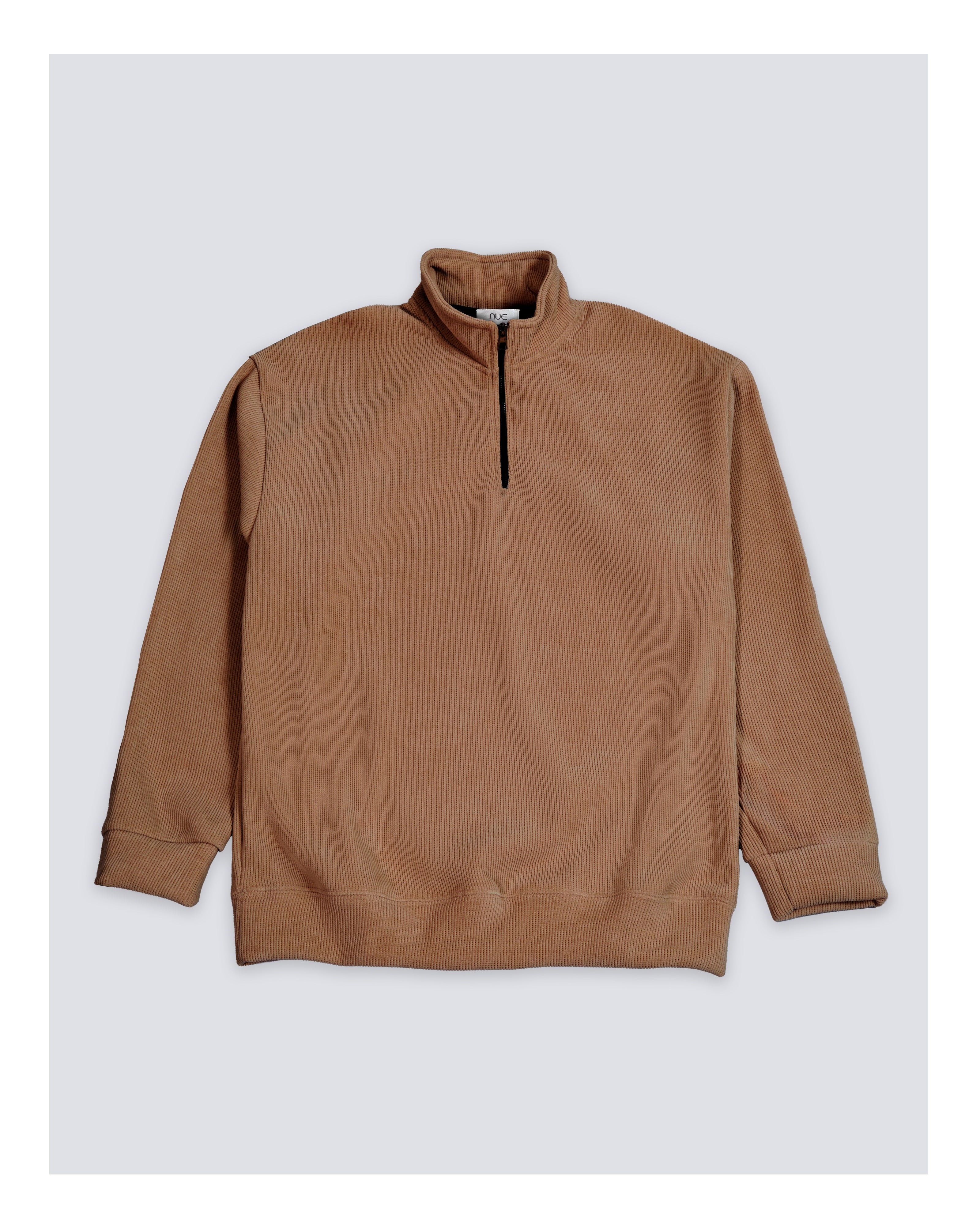 Velvet Sweatshirt Brown