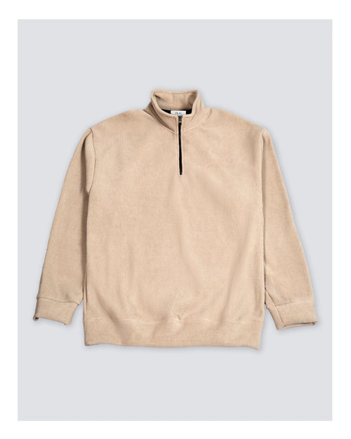 Beige Ribbed Set