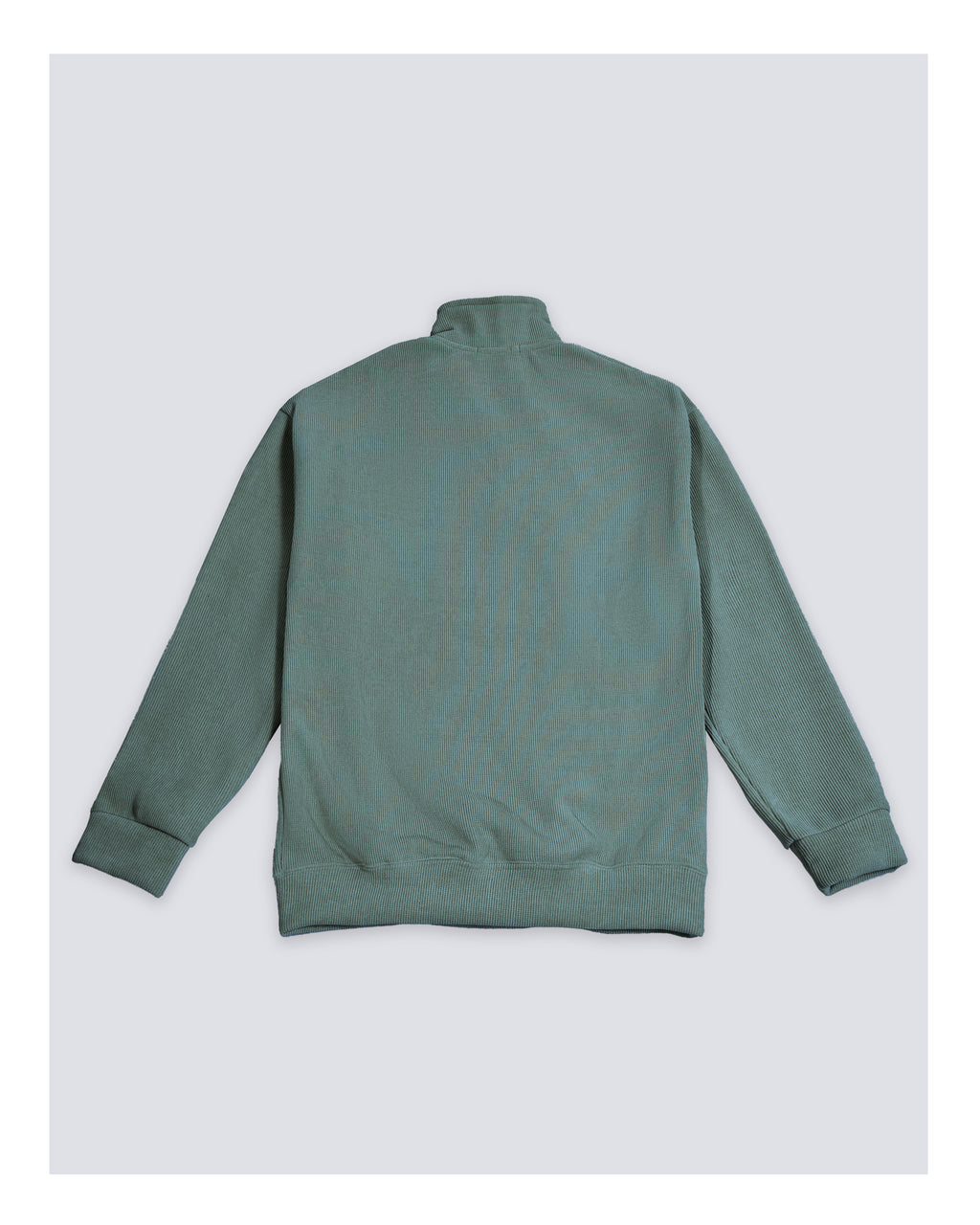 Velvet Sweatshirt Turquoise