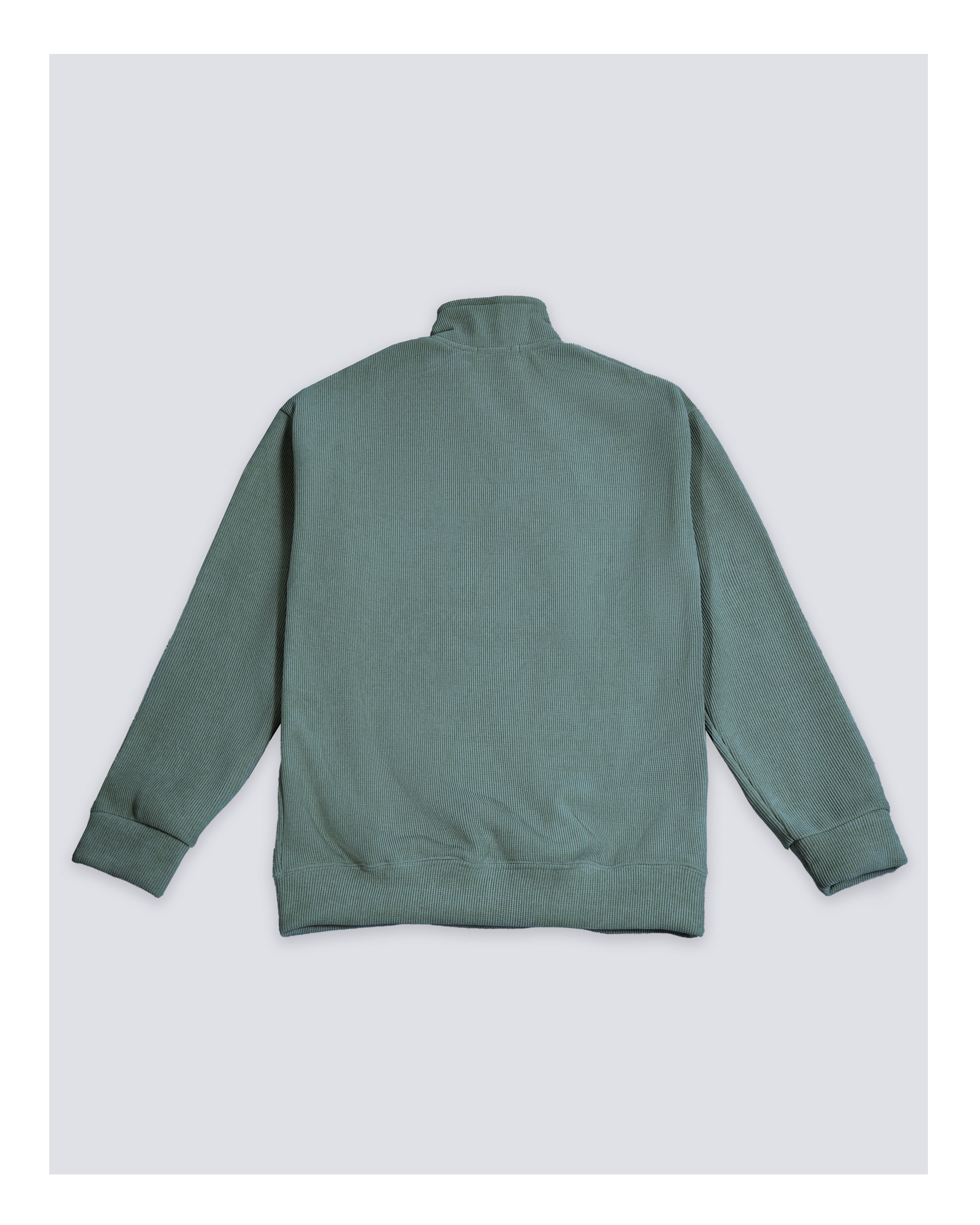 Velvet Sweatshirt Turquoise