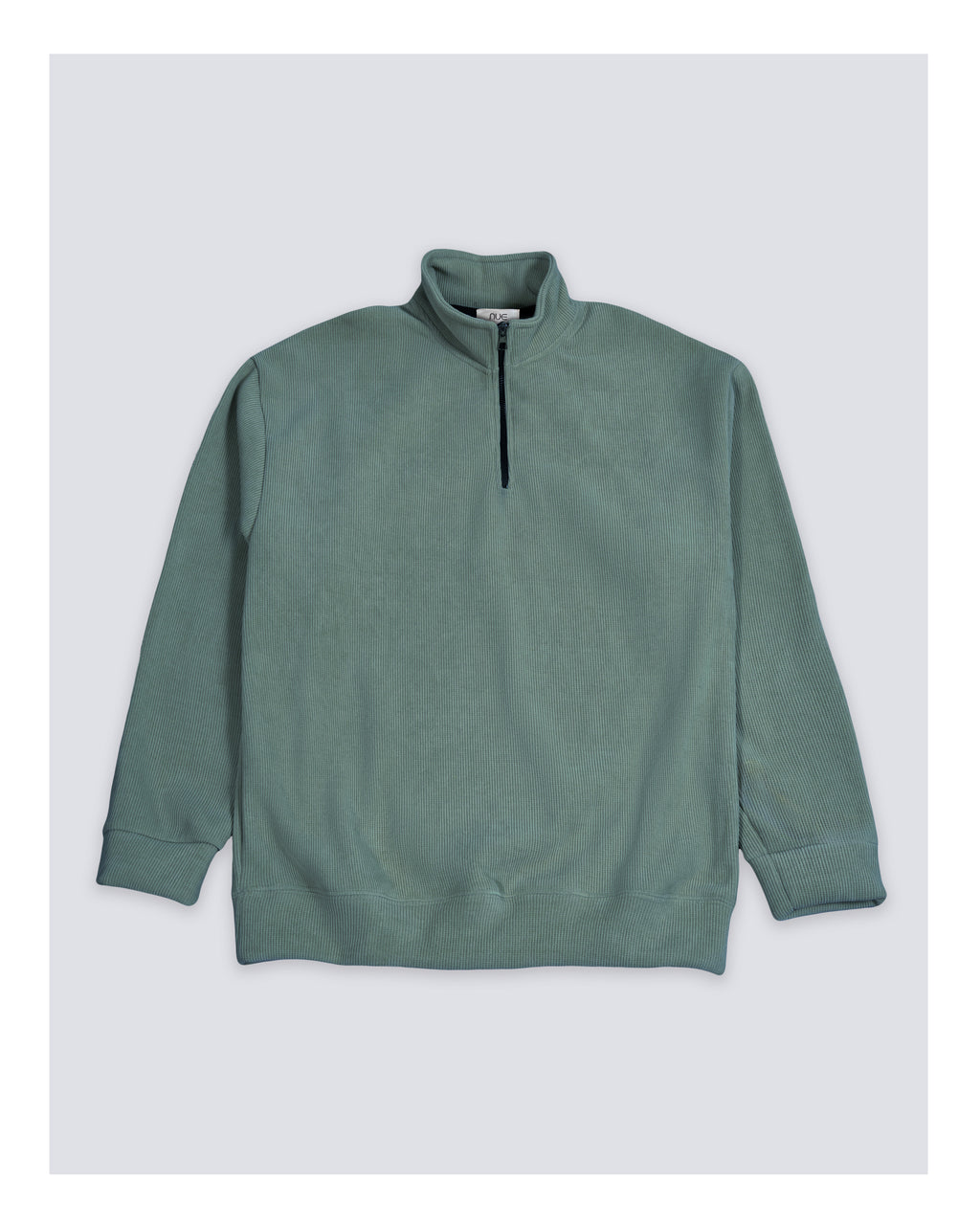 Velvet Sweatshirt Turquoise