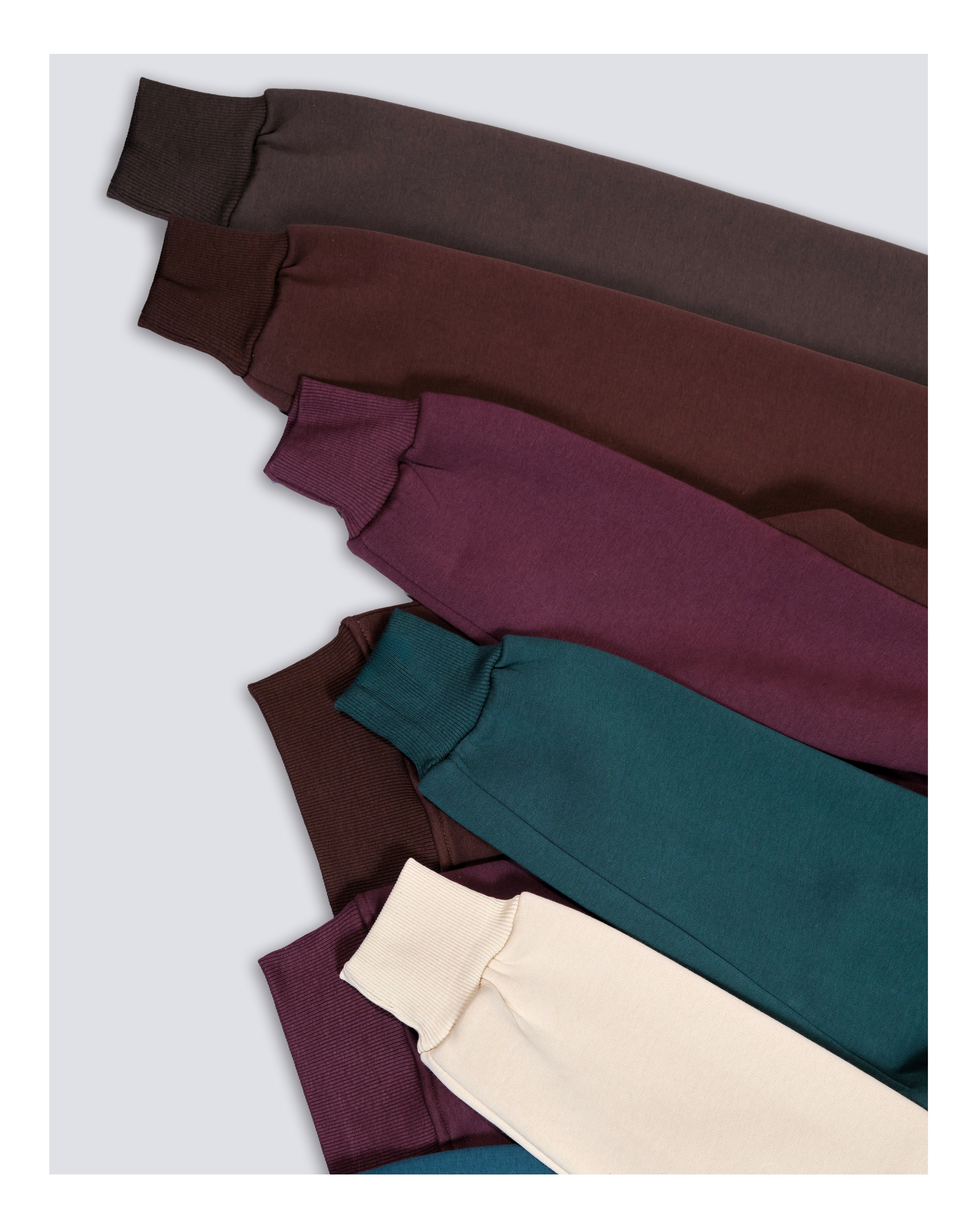 Cotton Quarter Zip sweatshirt Blue