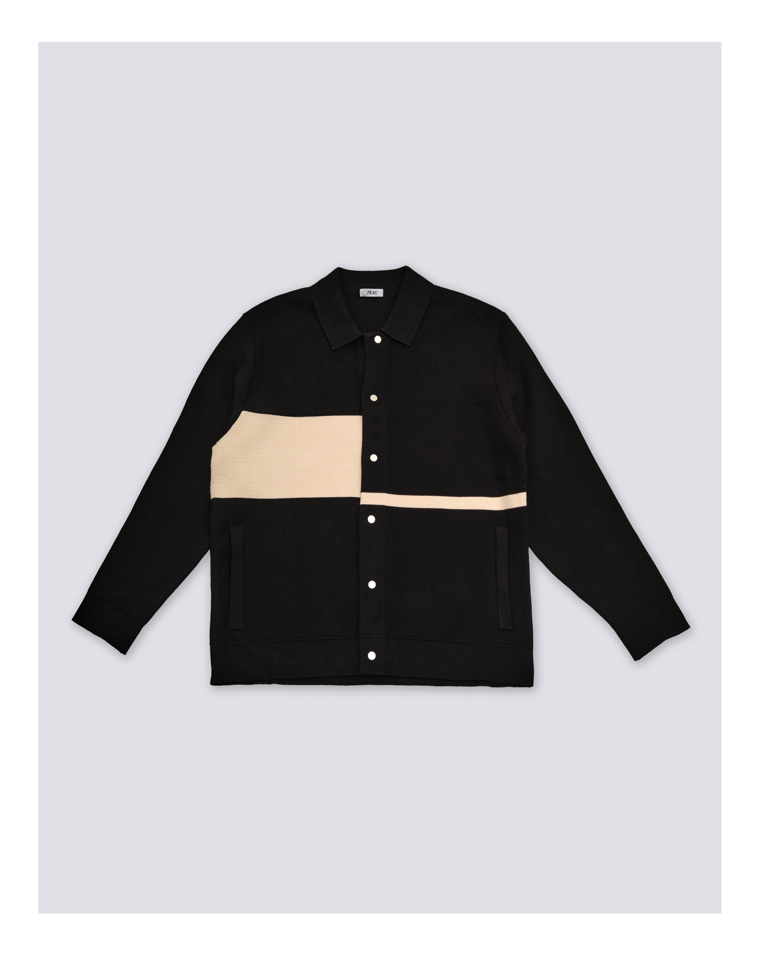 Trikot Structured Cardigan - Black