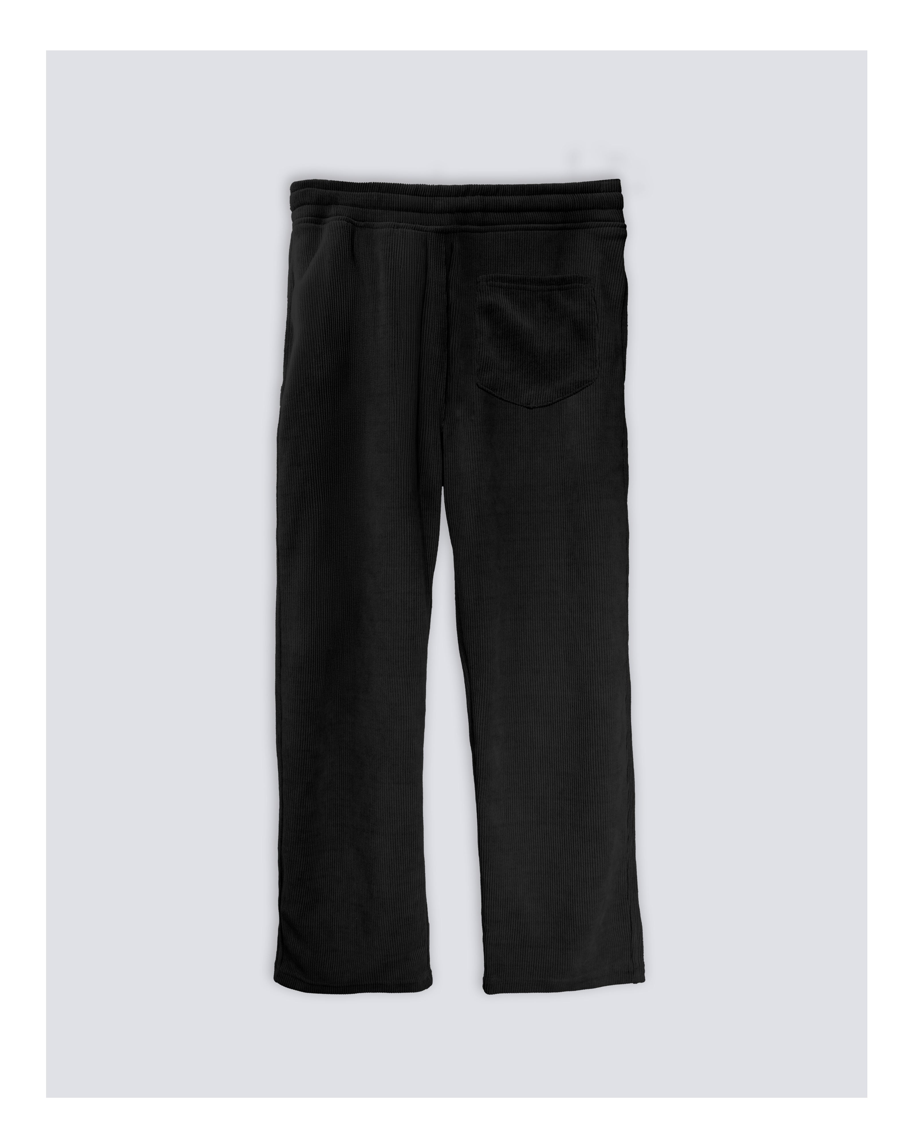 Velvet Trousers Black