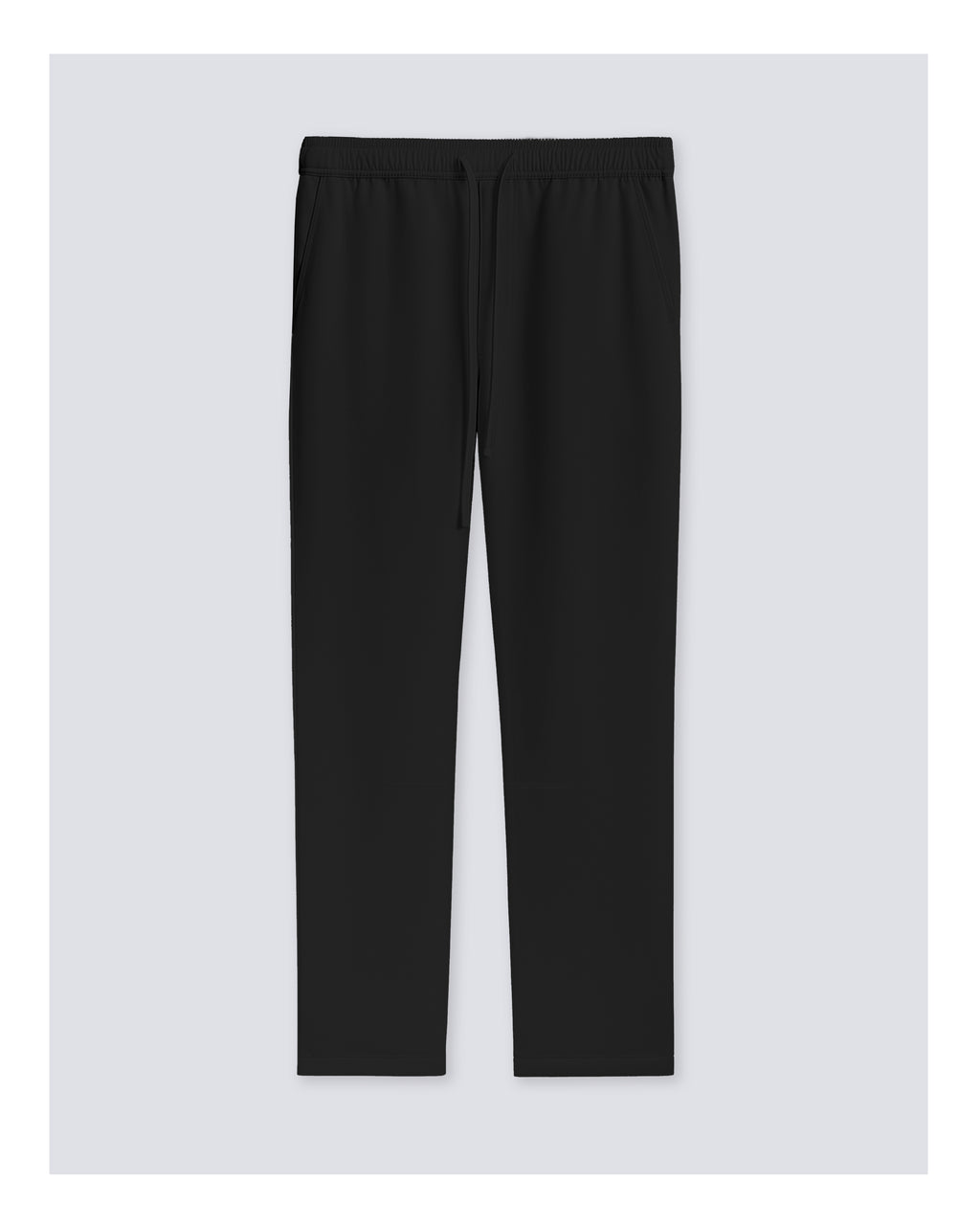 Drawstring Casual Trousers Black